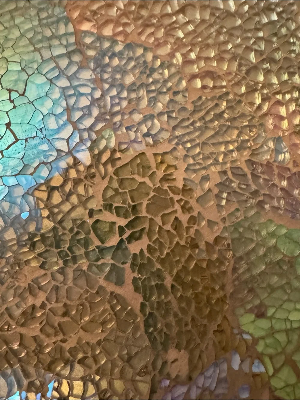 Tahari Home Mirrored Iridescent Decorative Tray